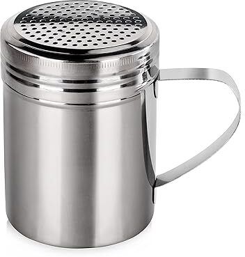 Dredger with Handle|Salt & Pepper Shaker with Handle, Pack of 1 Sugar Sprinkler Shaker 350 gm