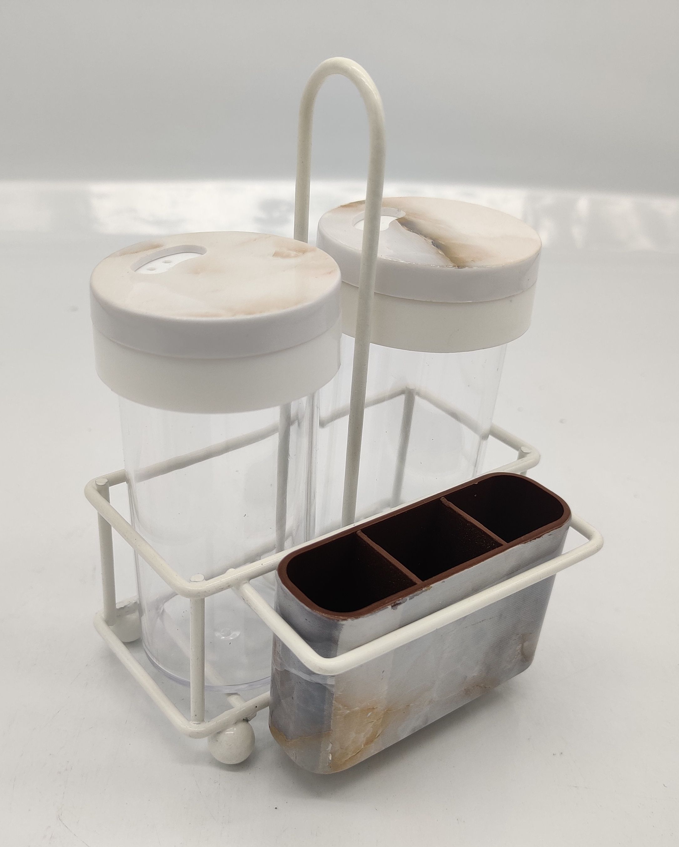 Spice Shaker Jars, Plastic Seasoning Shaker Box Condiment Set for Travel Sugar Sprinkler Shaker 100 gm