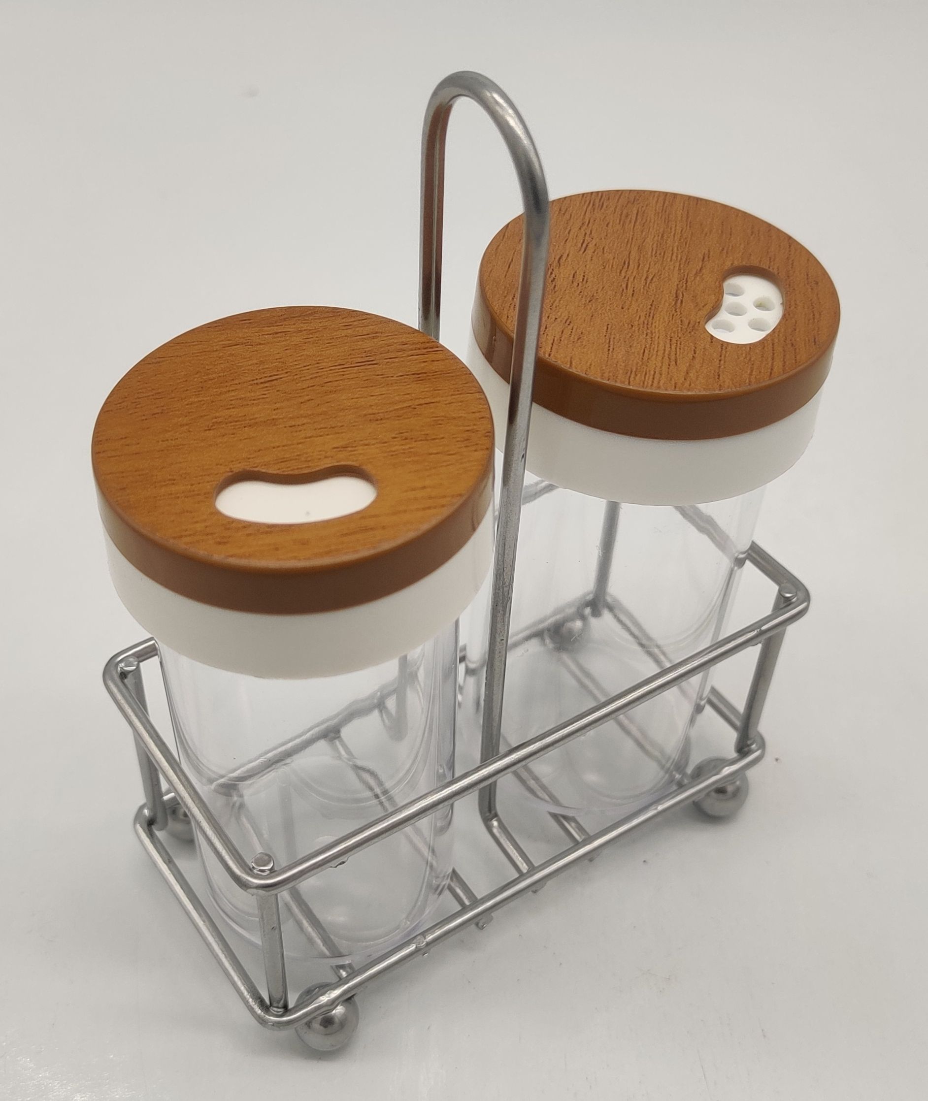 Plastic Spice Jars with Being Cap, Clear and Safe Plastic Bottle Containers Sugar Sprinkler Shaker 100 gm