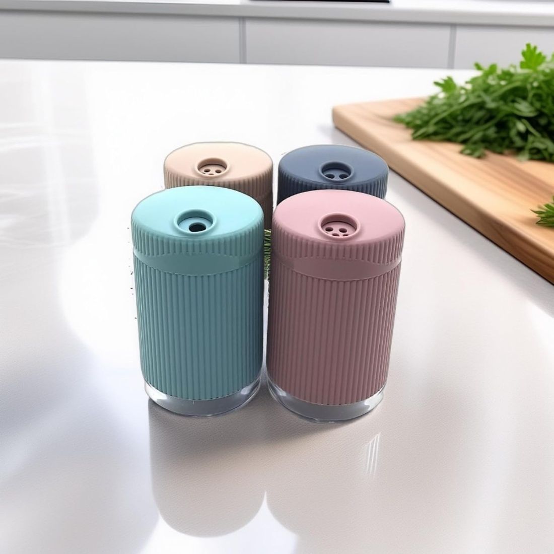 Multicolor Plastic Seasoning Sprinkler Jar Salt Sugar Sprinkler 120 gm-image-40