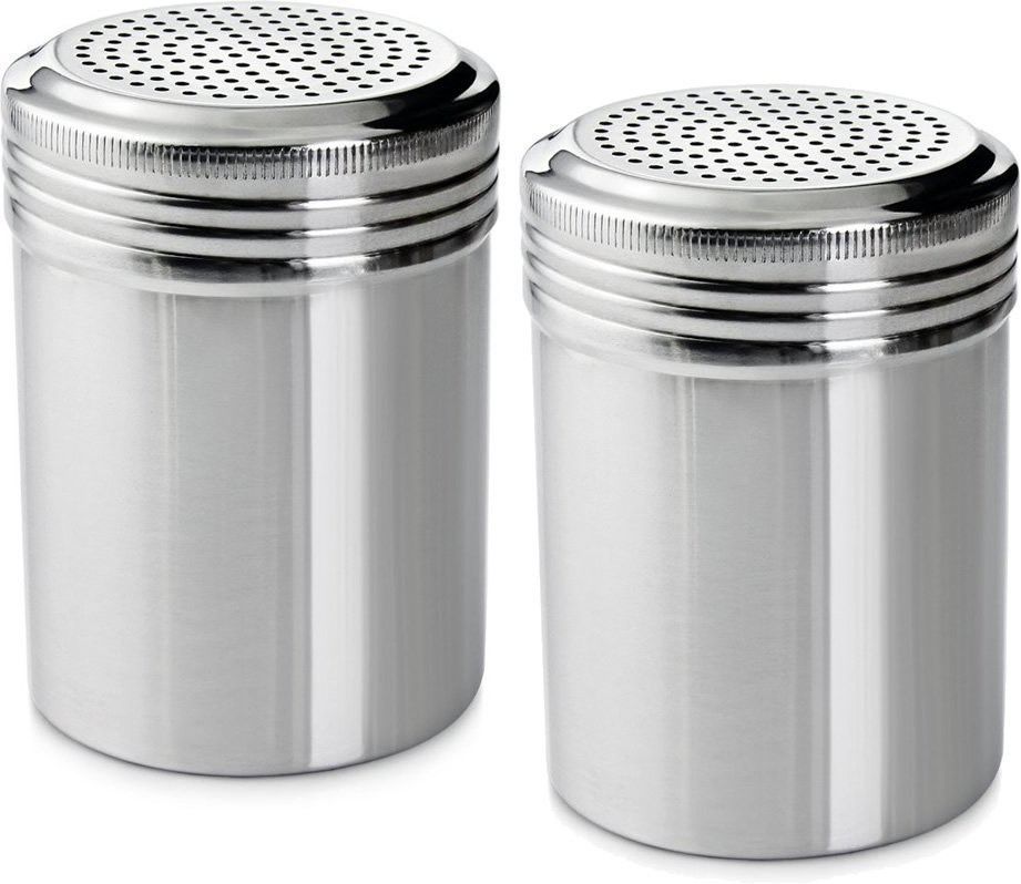 Stainless Steel Dredges Peper Salt Shakers Without Handle Sugar Sprinkler Shaker 125 gm
