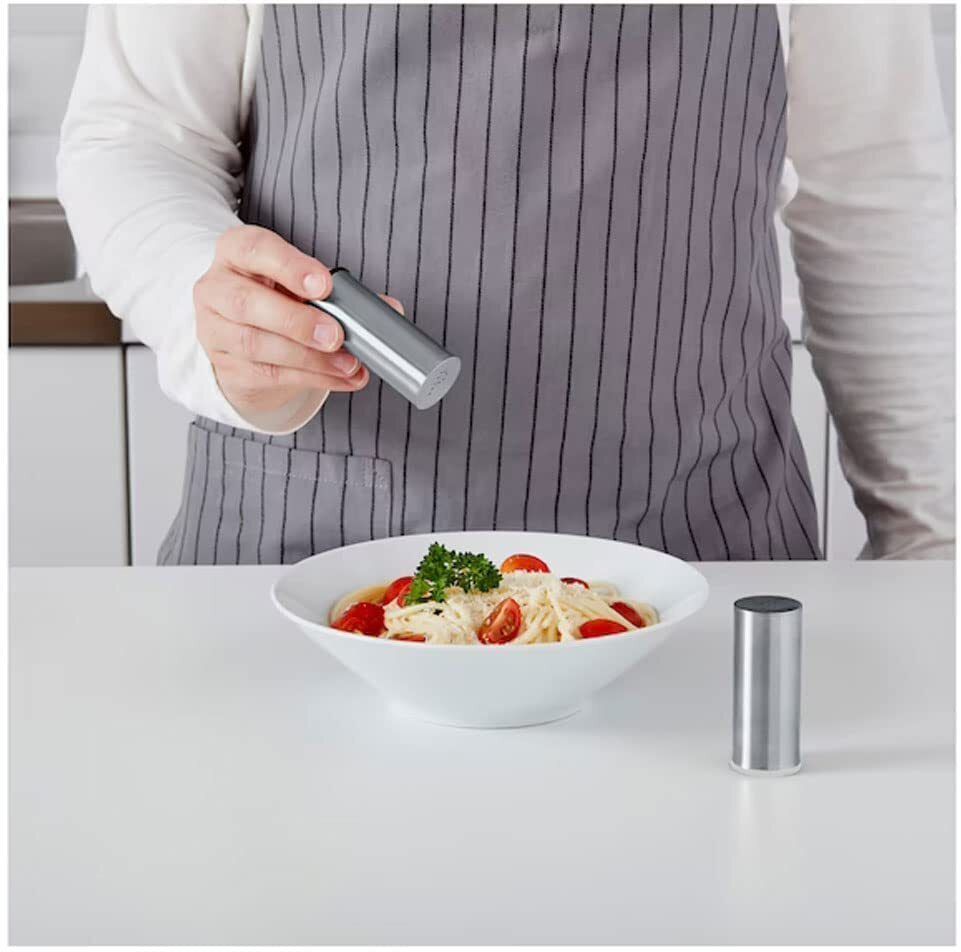 Stainless Steel Salt/pepper Shaker with Perfect Pour Holes for Dining Table Sugar Sprinkler Shaker 100 gm-image-17