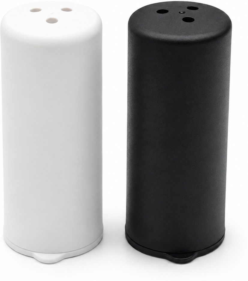Salt and Pepper Shakers Set Black and White Spice Shaker Set for Kitchen Sugar Shaker 10 gm-image-48