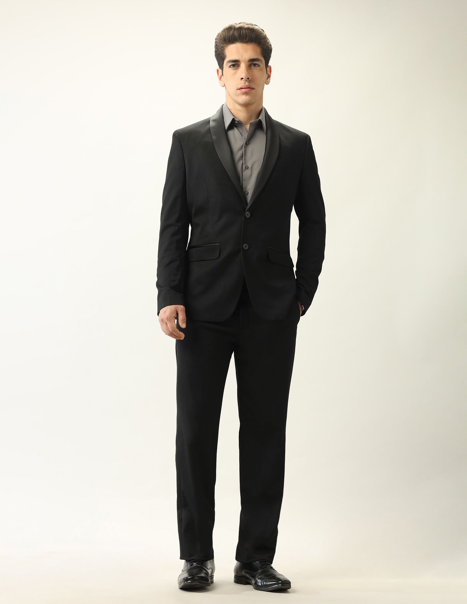 arrow Men 2-piece Solid Suit-picture-23