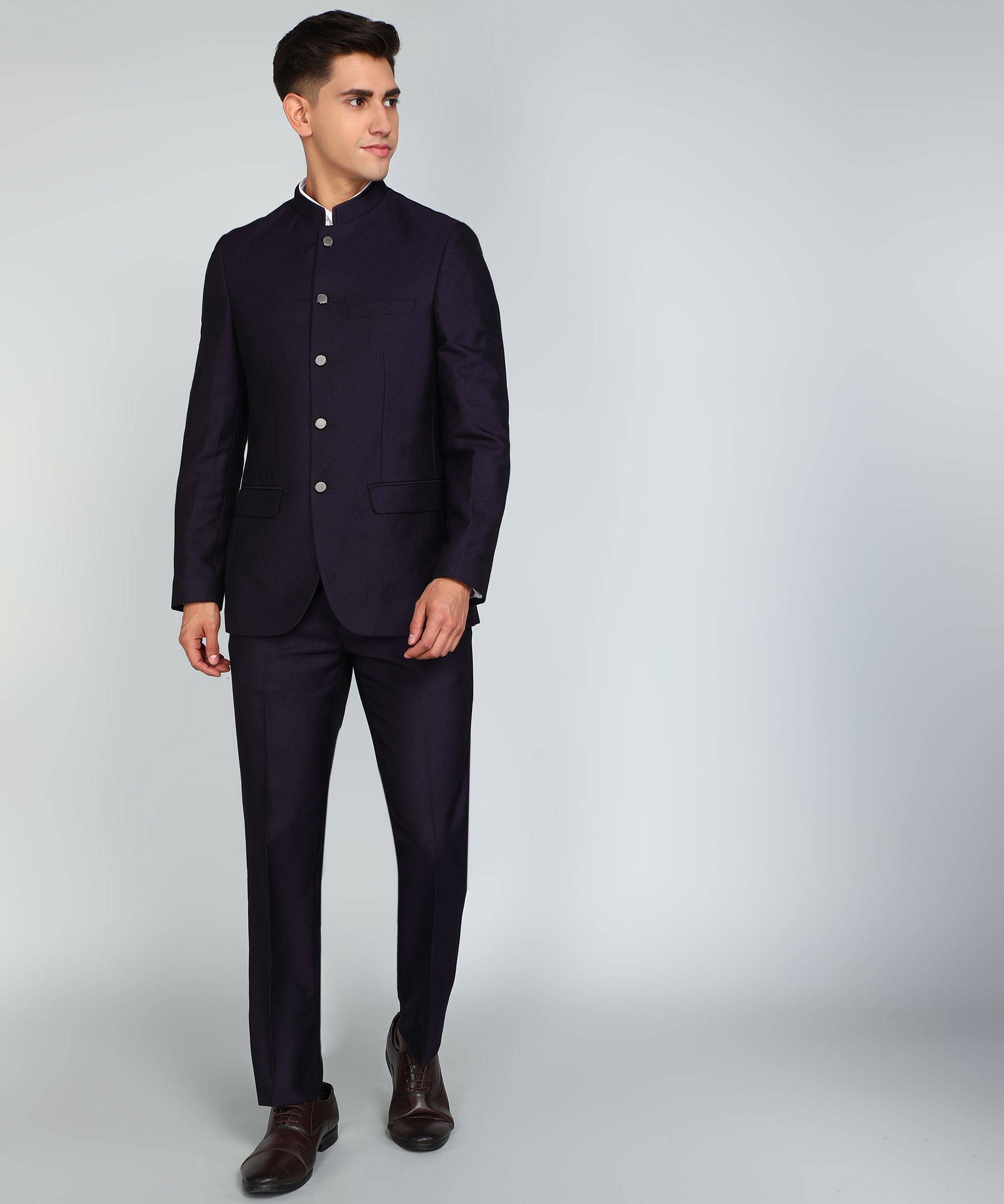 raymond Men 2 PC Suit Solid Suit-picture-13