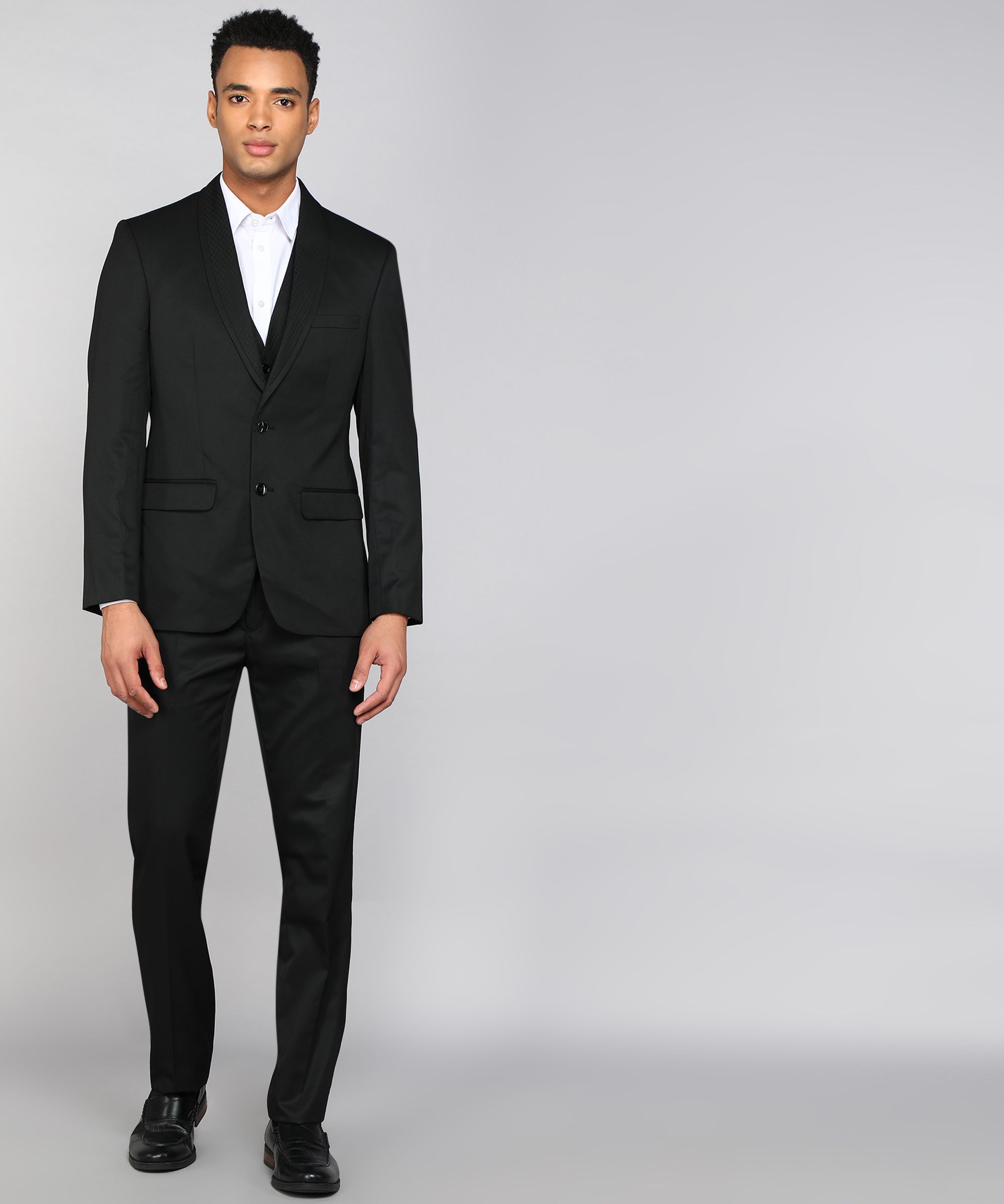 raymond Men Three PCS SUit Solid Suit-picture-16