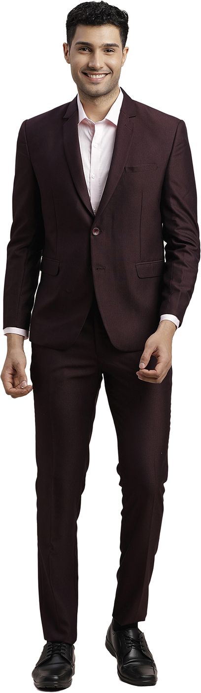 turtle Men Two Piece Self Design Suit-picture-22