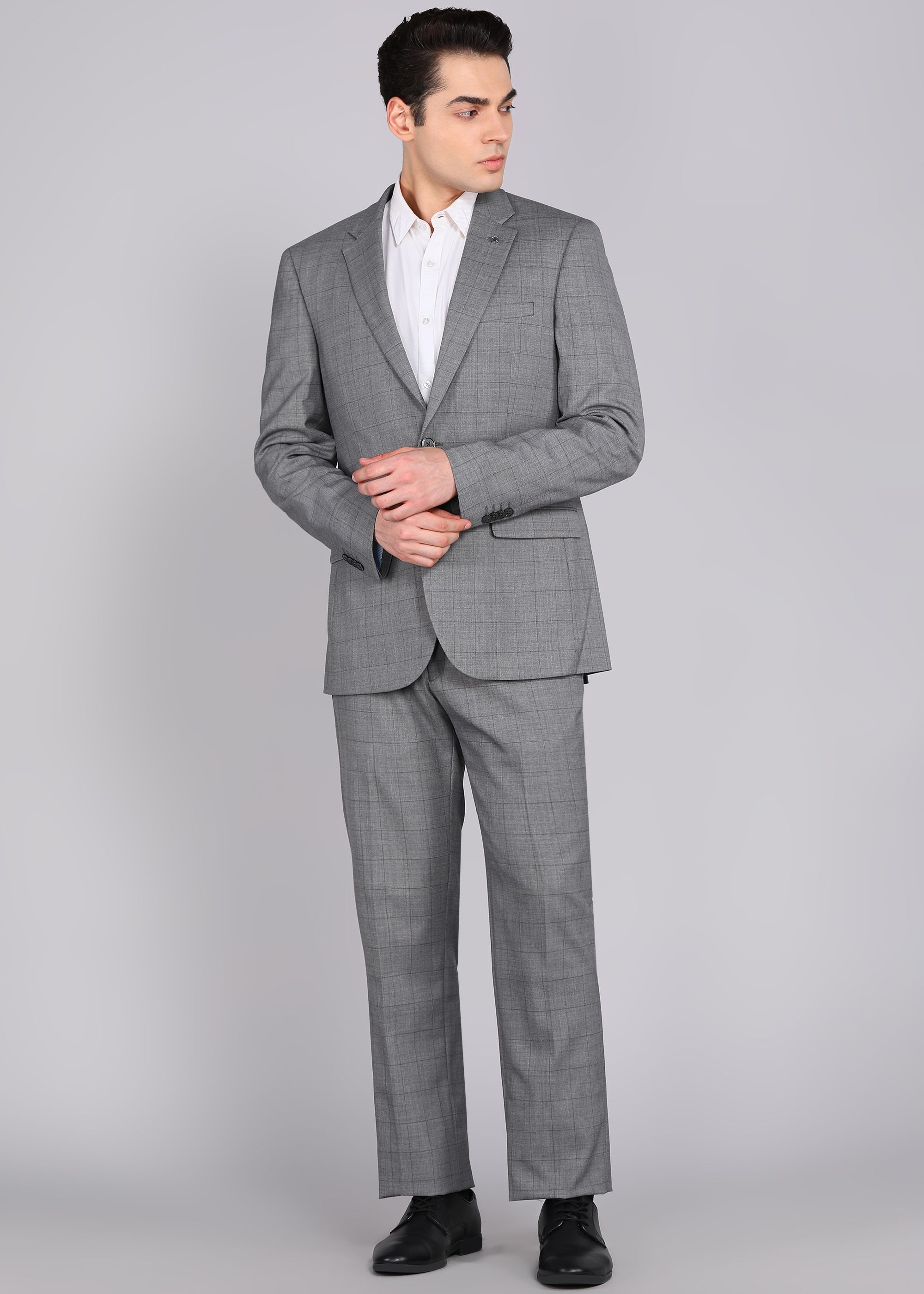 raymond Men 2 PC Suit Checkered Suit-picture-23