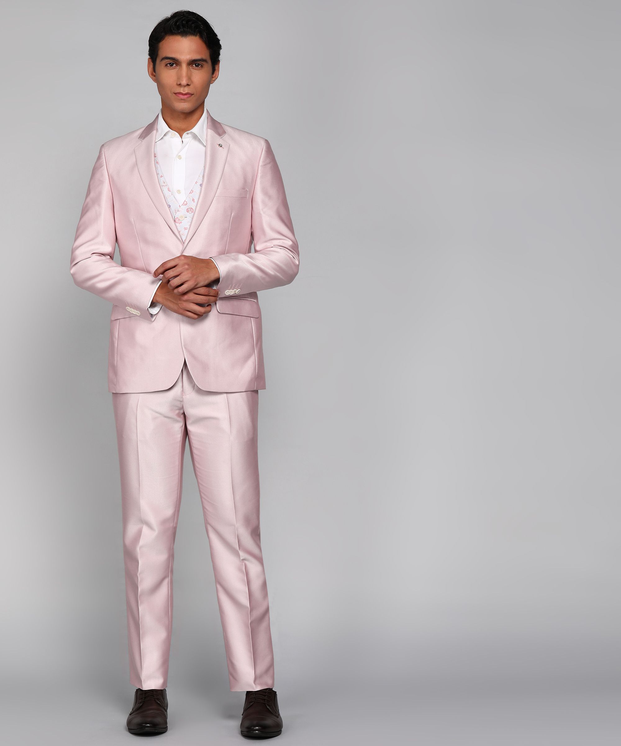 raymond Men 3 PC Suit Self Design Suit-picture-12