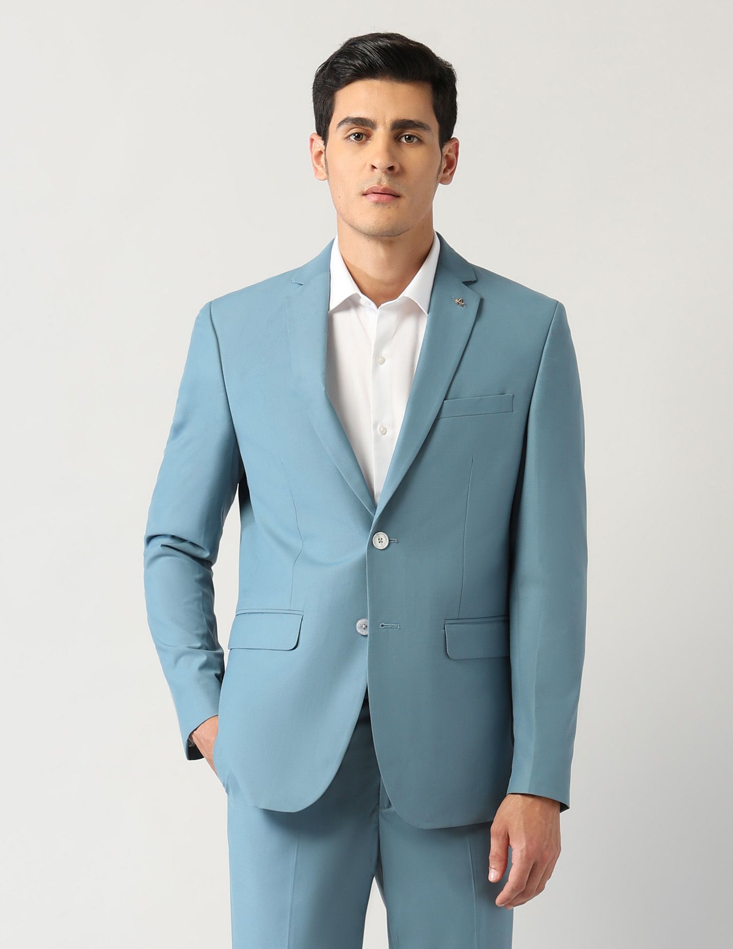 arrow Men 2-piece Solid Suit-picture-21