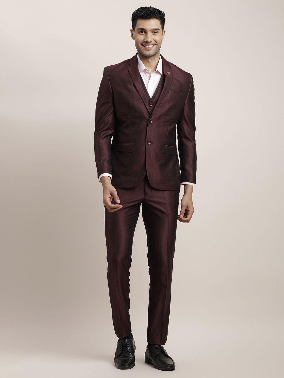 turtle Men 3-Piece Textured Suit-picture-23