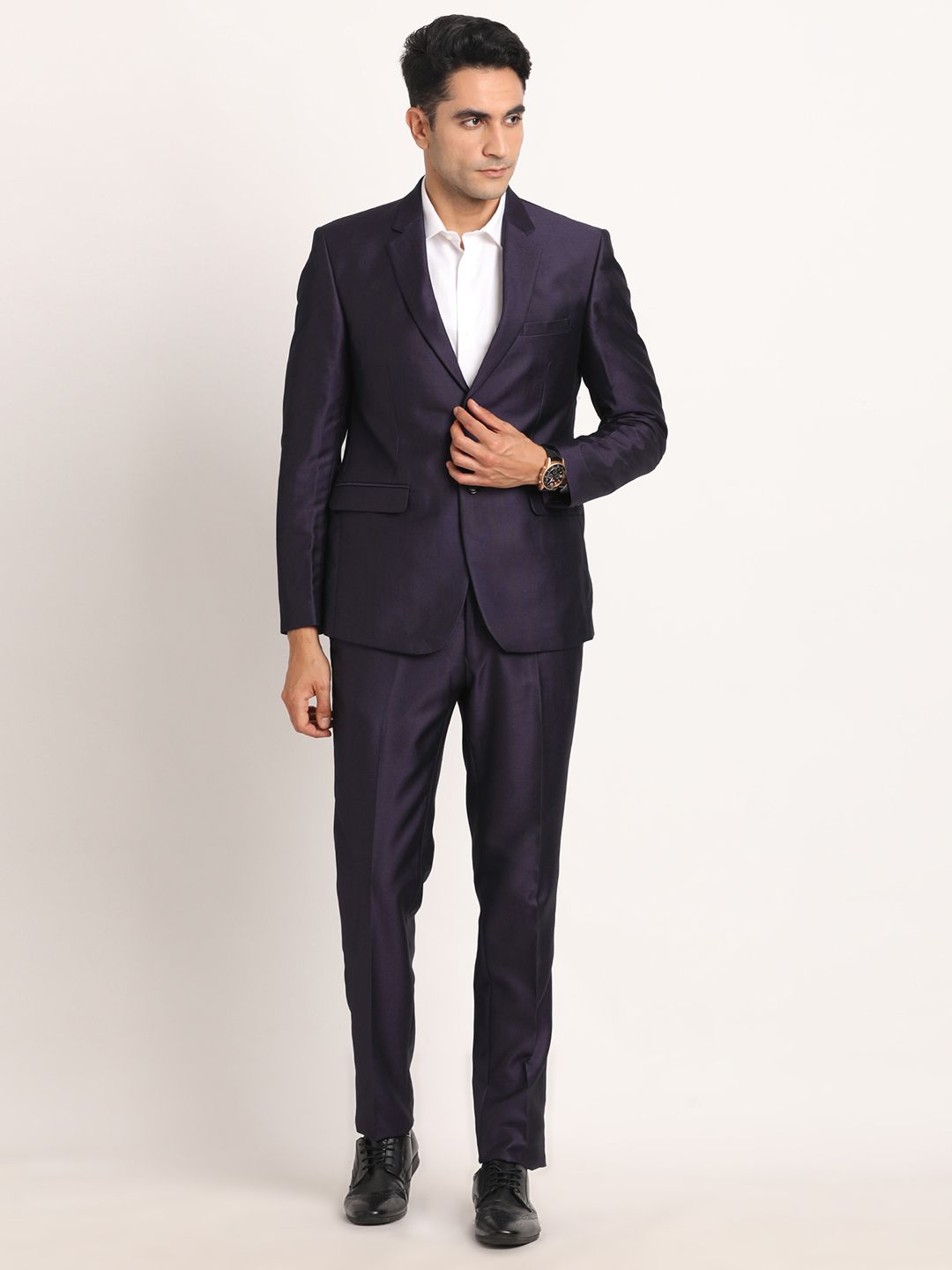 turtle Men 2 Piece Suit Textured Suit-picture-41