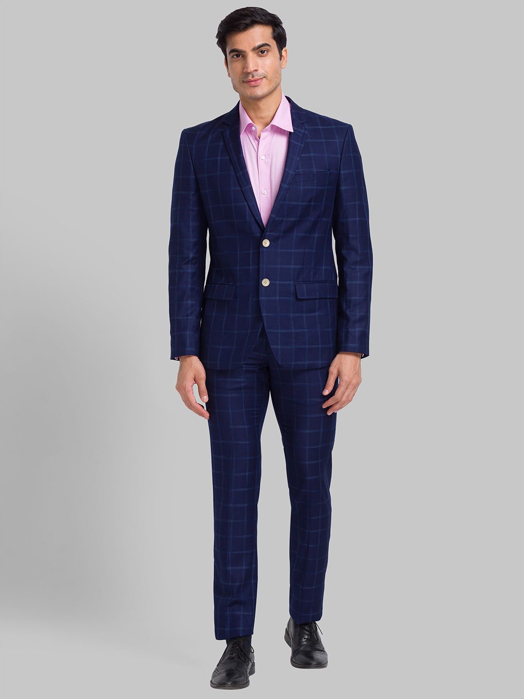 park avenue Men SB2 BASIC NEO WITH NOTCH LAPEL-NEO Checkered Suit-picture-22