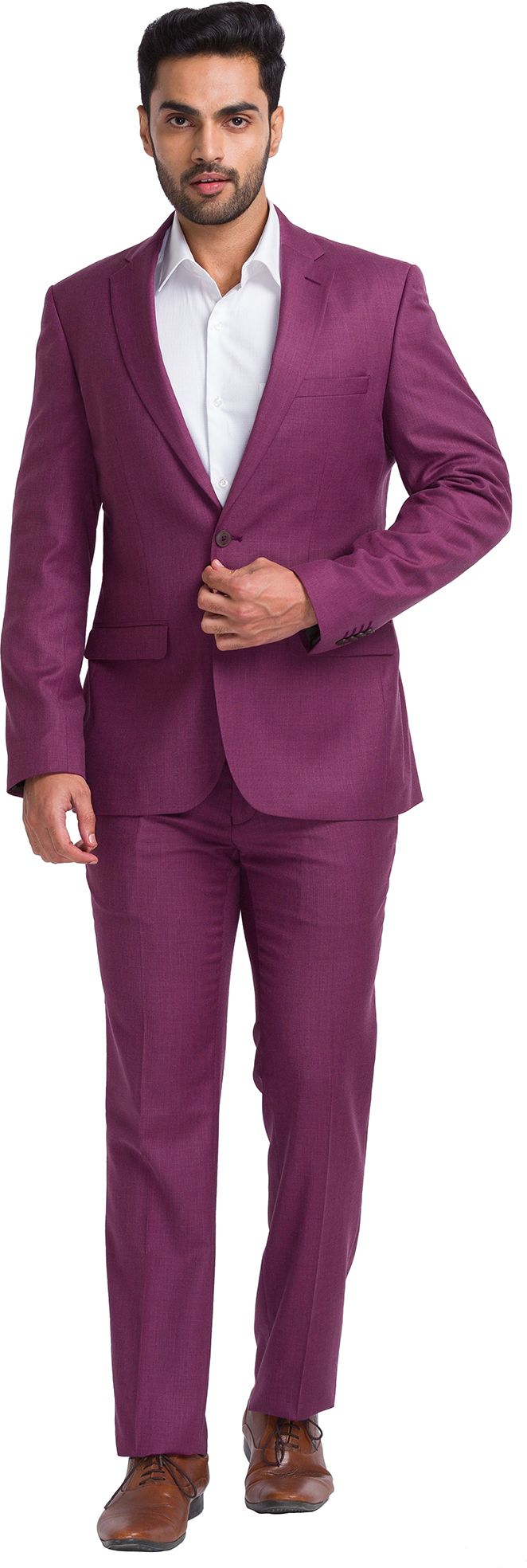 raymond Men 2 PC Suit Self Design Suit-picture-22