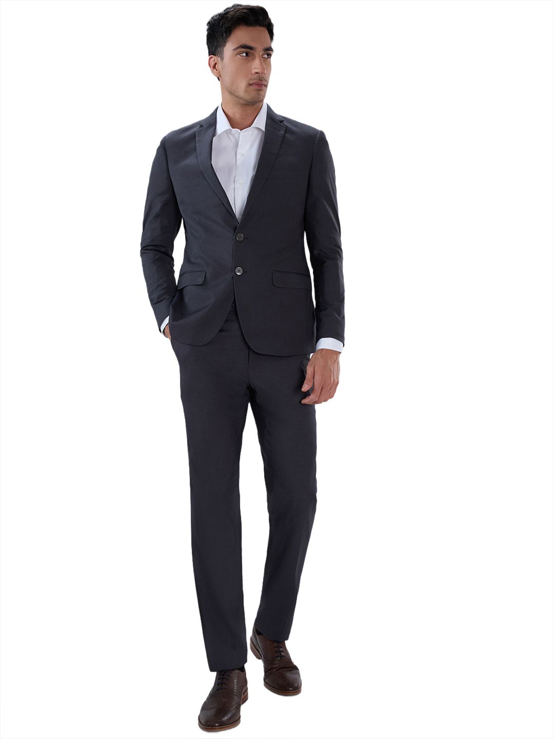 raymond Men 2 PC Suit Solid Suit-picture-10