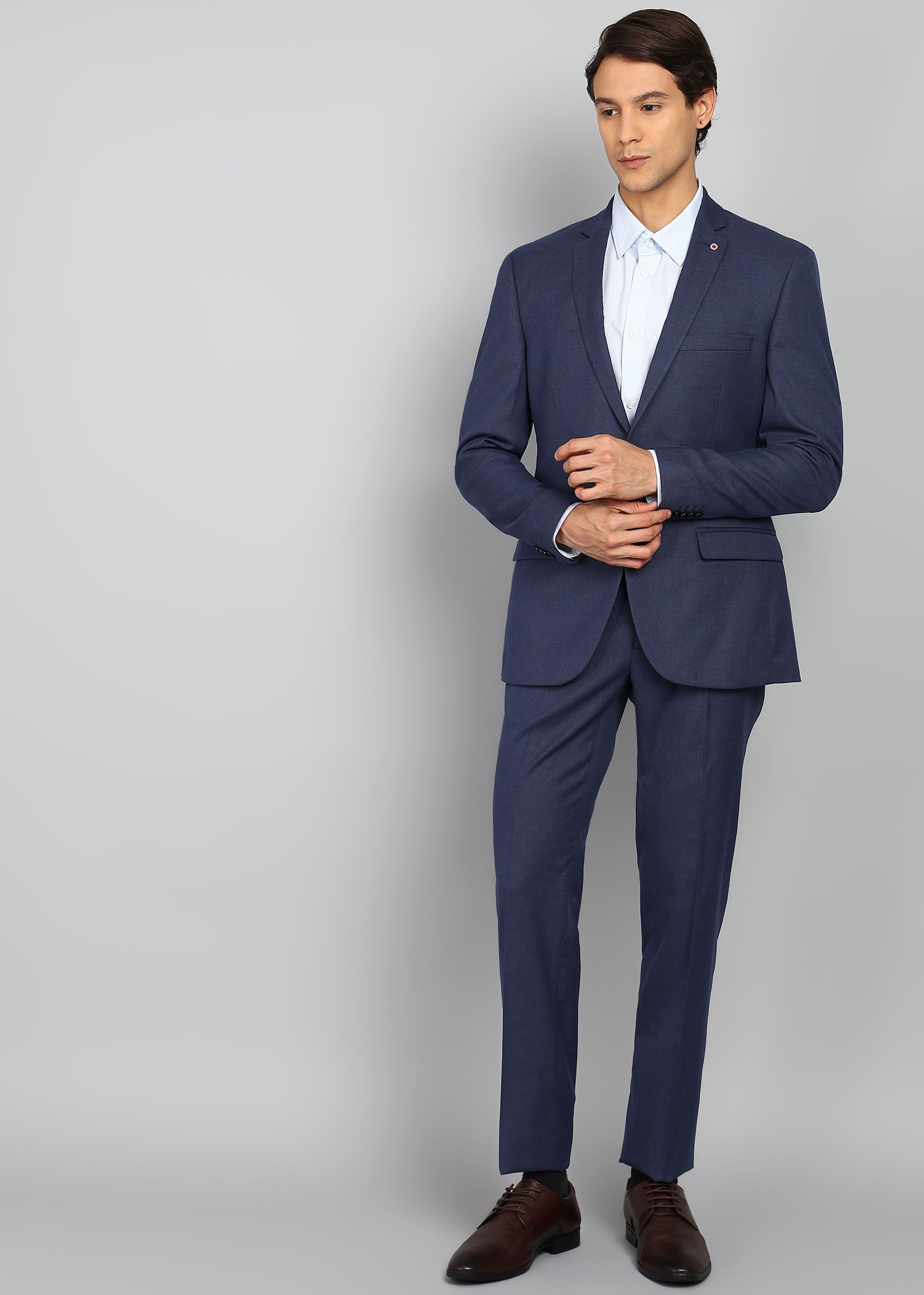 raymond Men 2 Piece Suit Solid Suit-picture-17