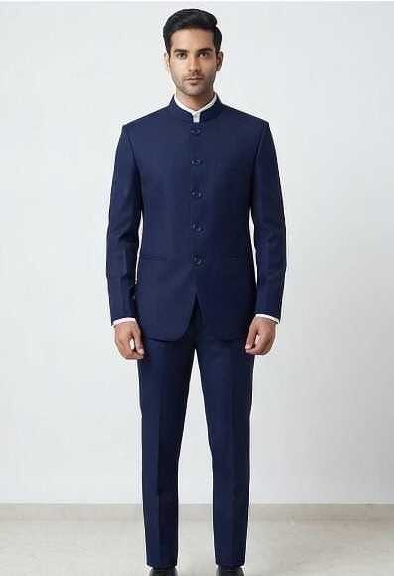anju clothes Men Suit Set Solid Suit-picture-27
