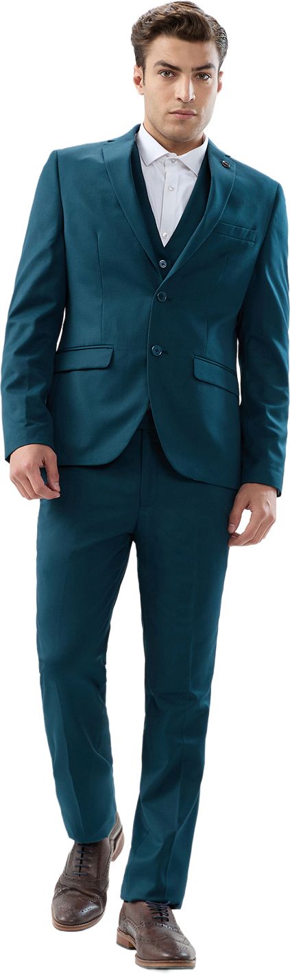 park avenue Men Suit Solid Suit-picture-20