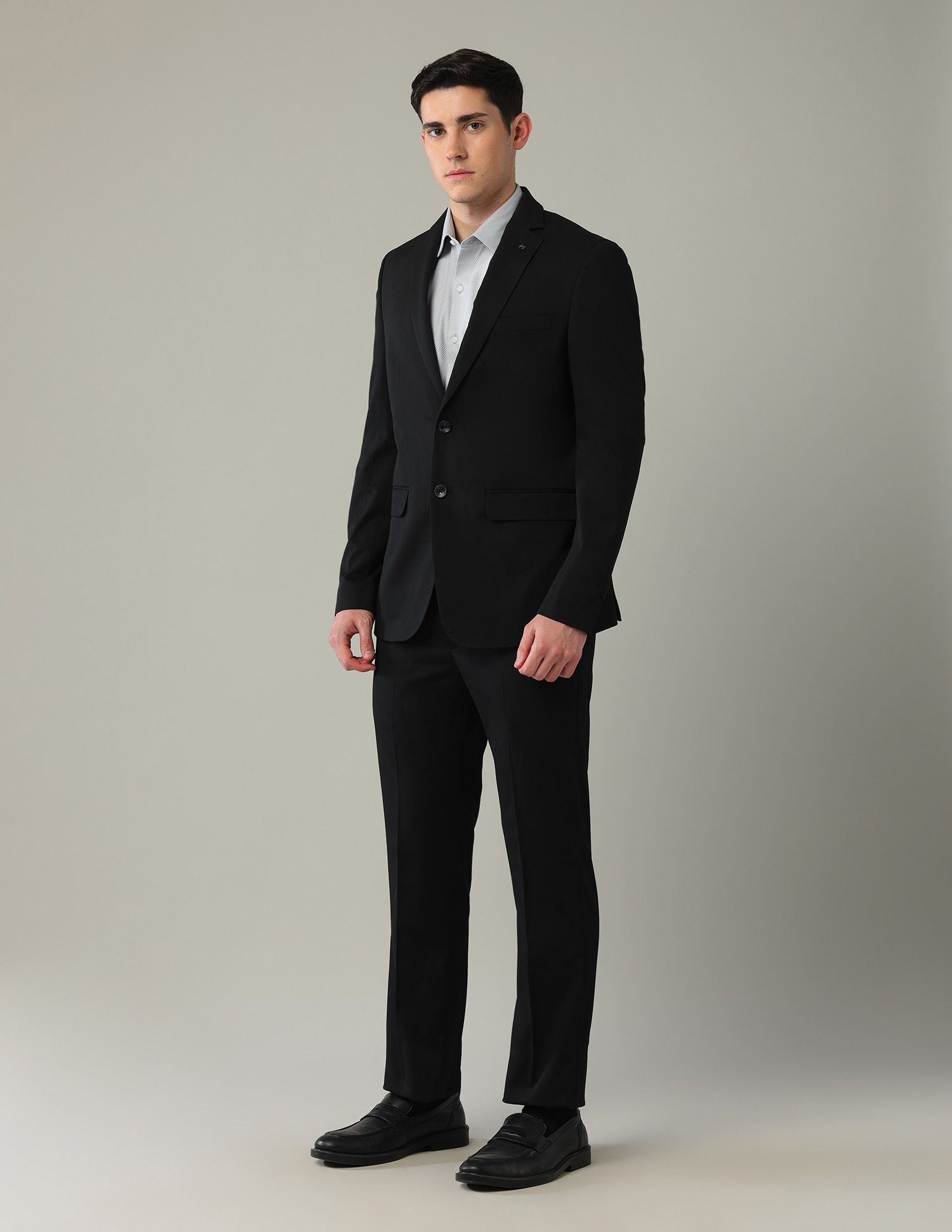 arrow Men 2-piece Solid Suit-picture-33