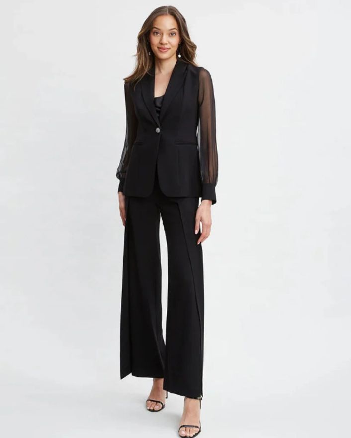 mjfashionhouse Women Blazer Set Solid Suit-picture-23