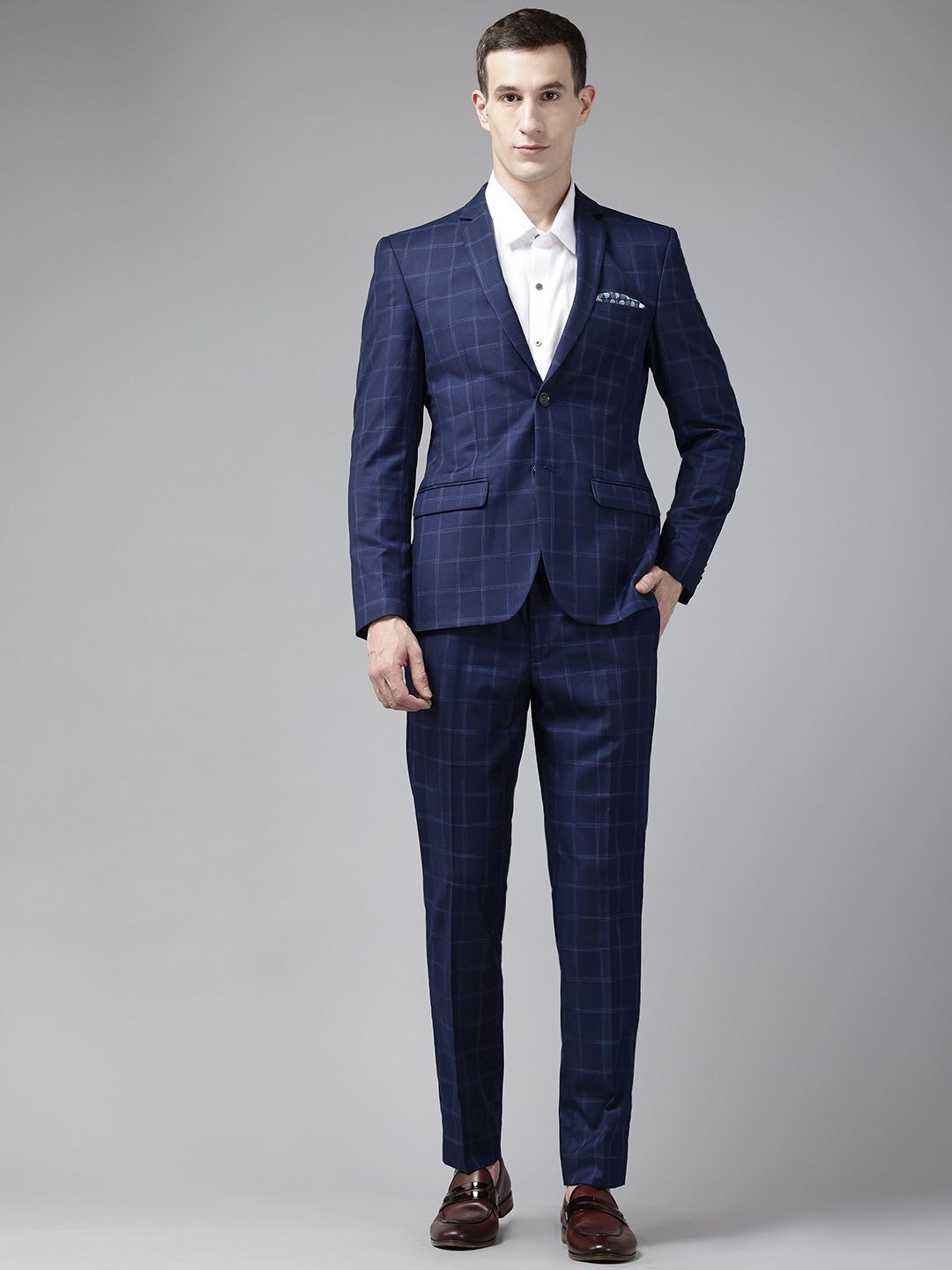 park avenue Men SB2 BASIC NEO WITH NOTCH LAPEL-NEO Checkered Suit-picture-28