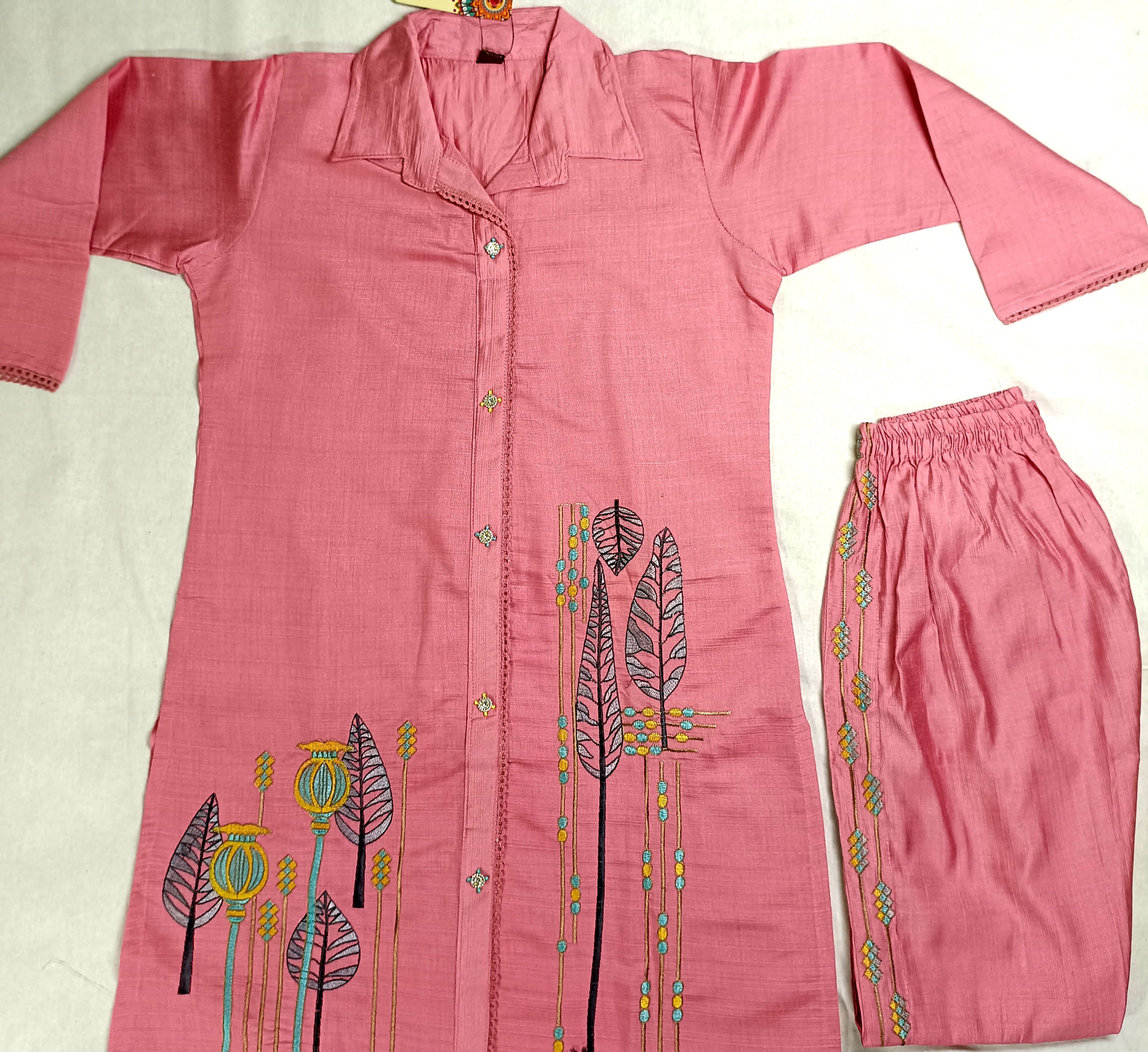 Women Formal Wear Embroidered Suit