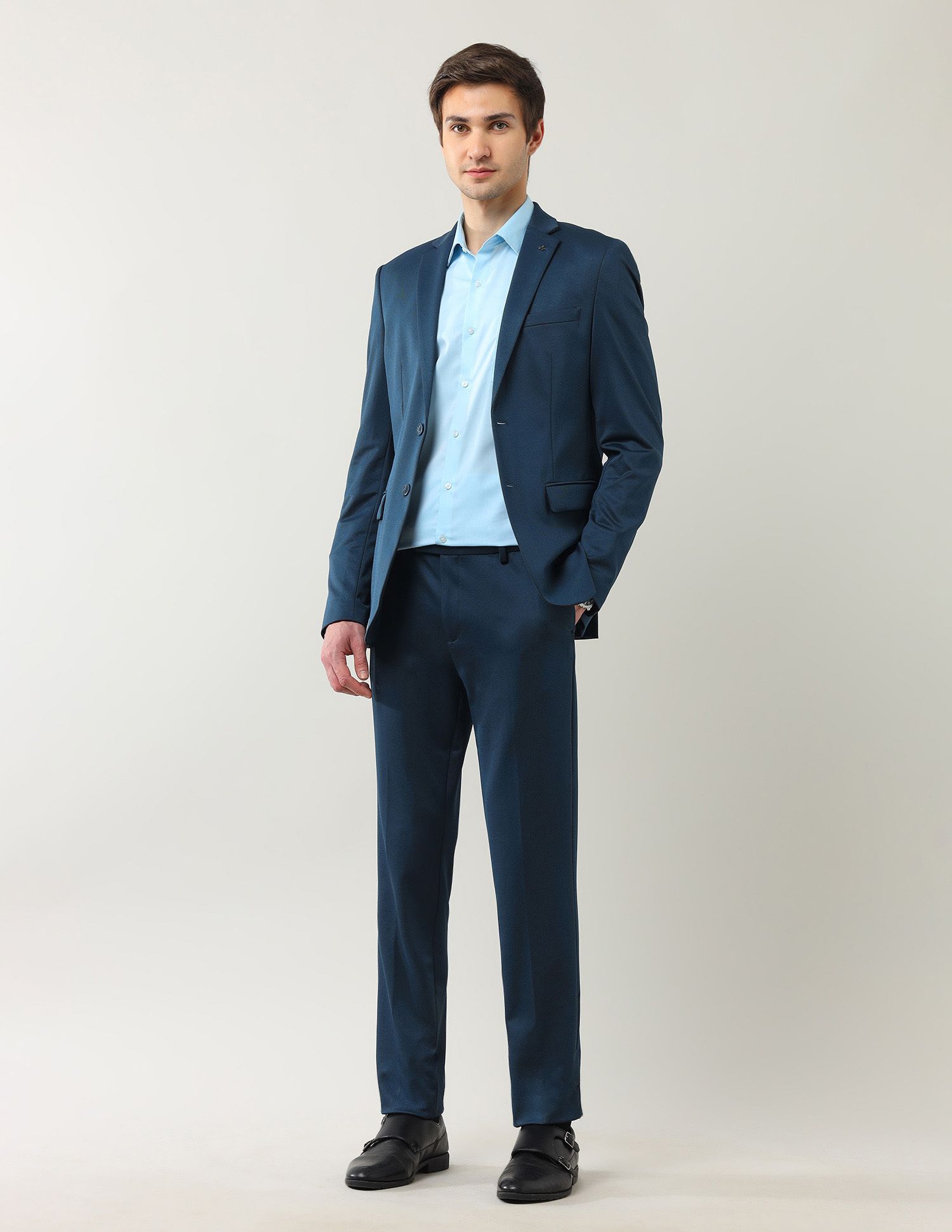 arrow Men 2-piece Solid Suit-picture-28
