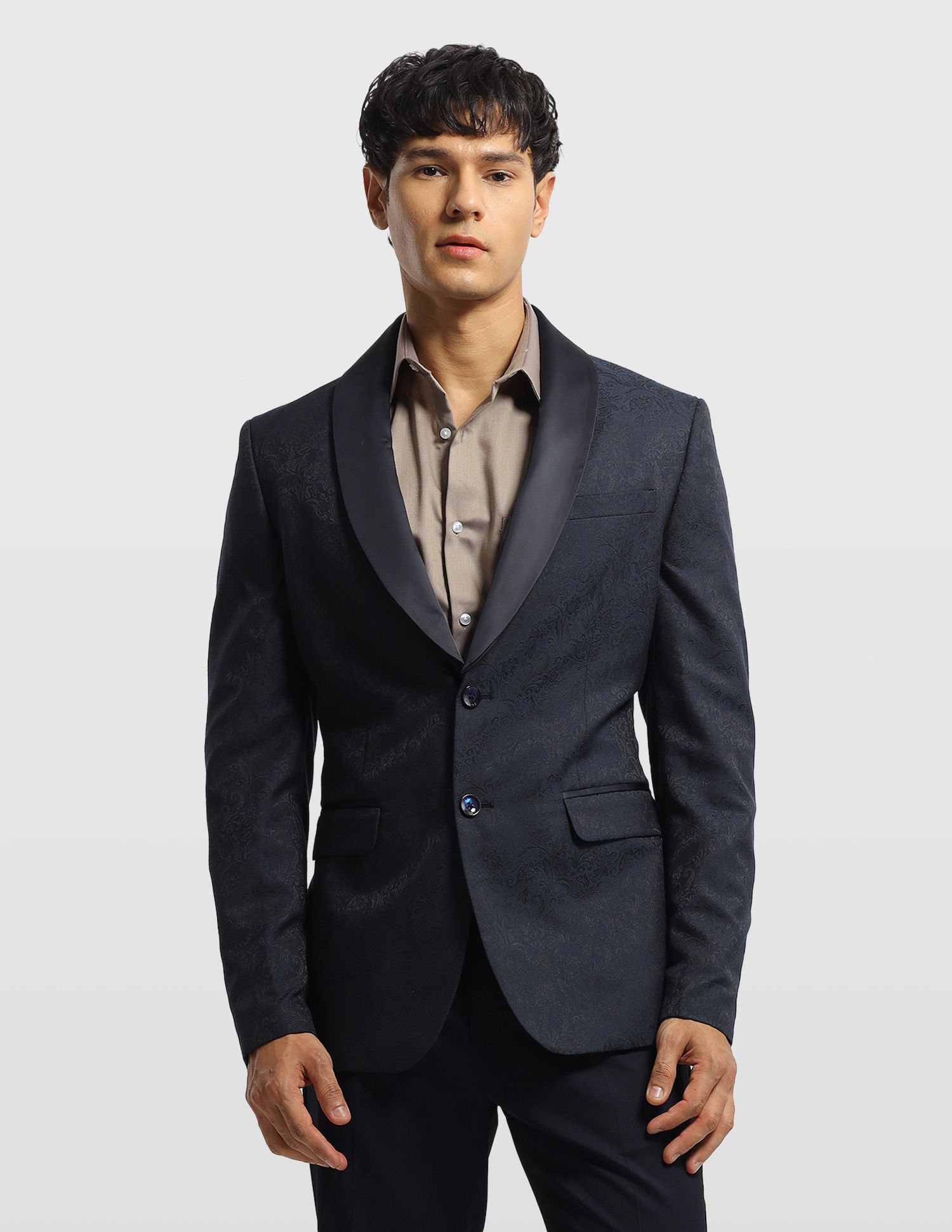 arrow Men Two Piece Printed Suit-picture-29