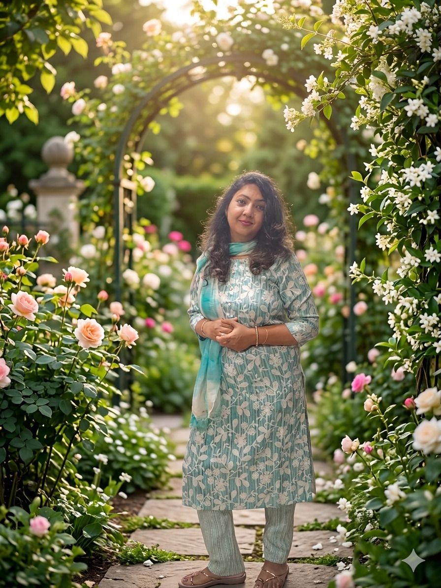geetika creations Women Formal Wear Floral Print Suit-picture-24
