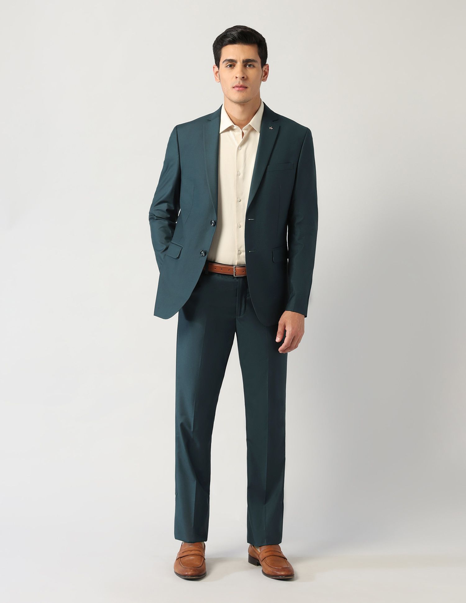 arrow Men 2-piece Solid Suit-picture-27