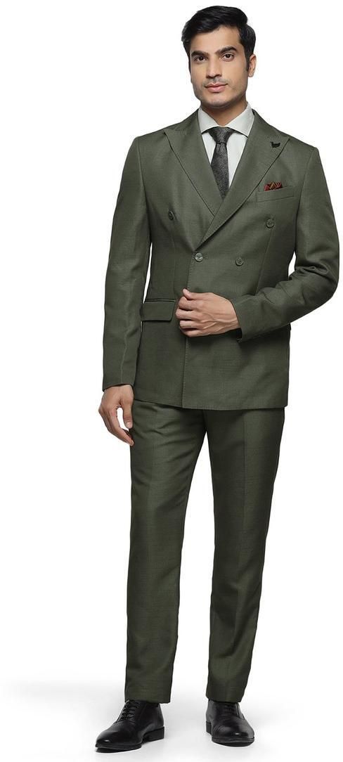 Men Two Piece Checkered Suit-image-32