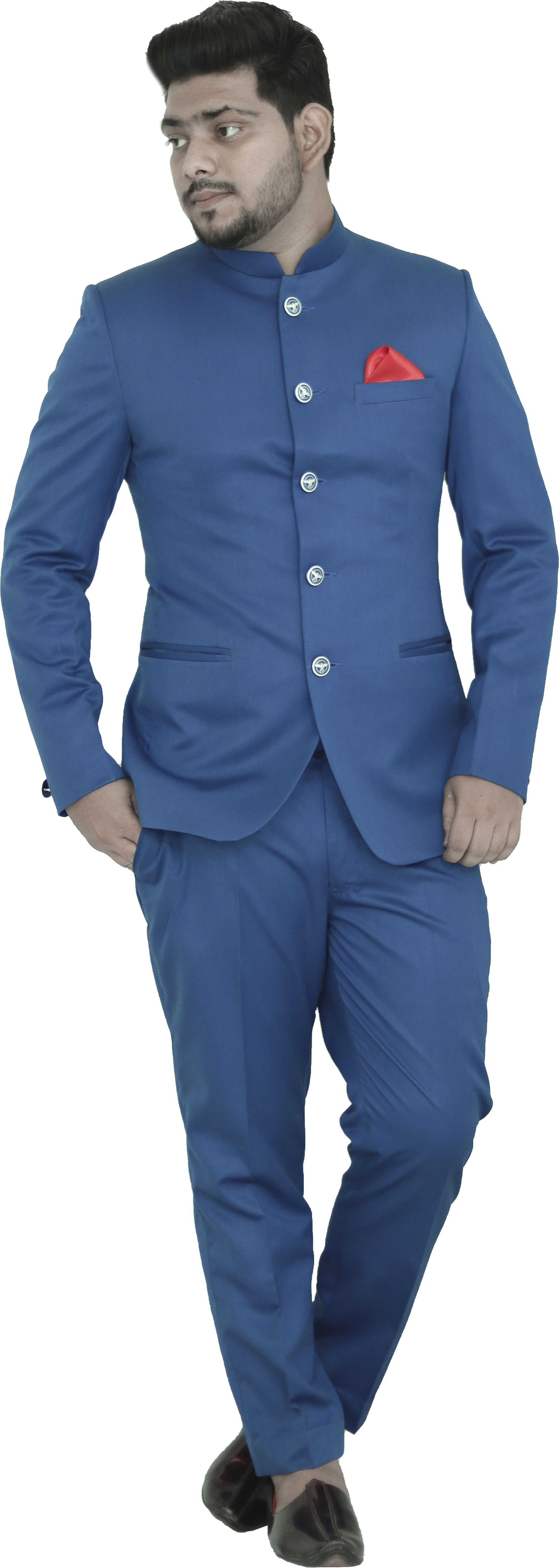 aljaami Men Jodhpuri Bandhgala Solid Suit-picture-40