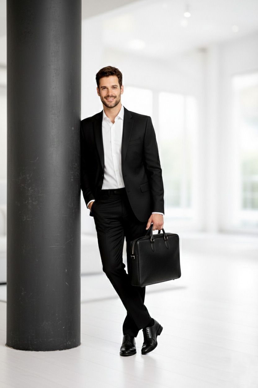 cnw Men Suit Solid Suit-picture-10