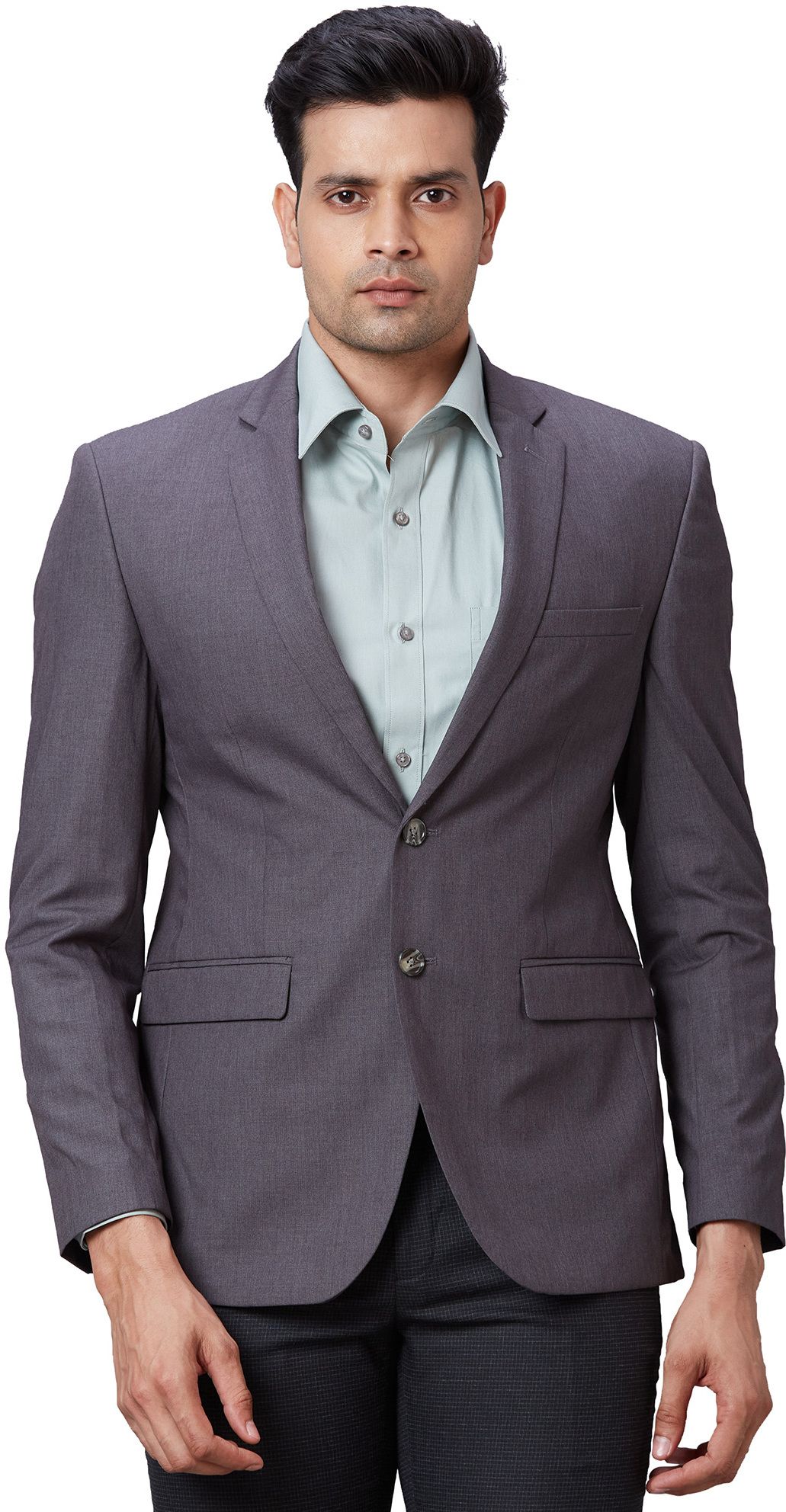 park avenue Men 2 PC Suit Solid Suit-picture-22