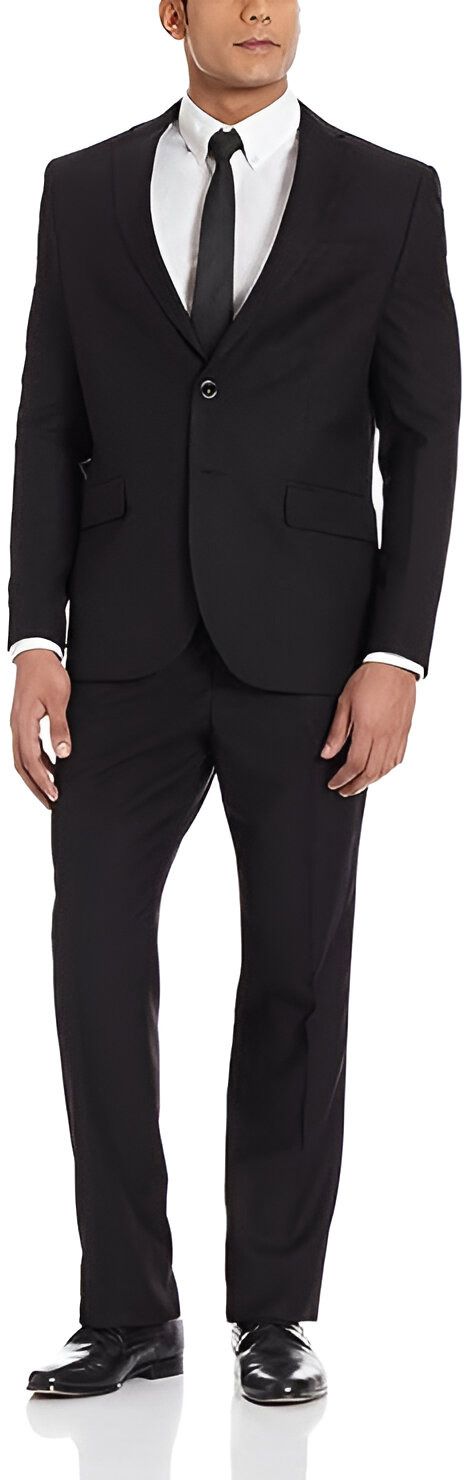 risani Men Single Breasted Solid Suit-picture-13