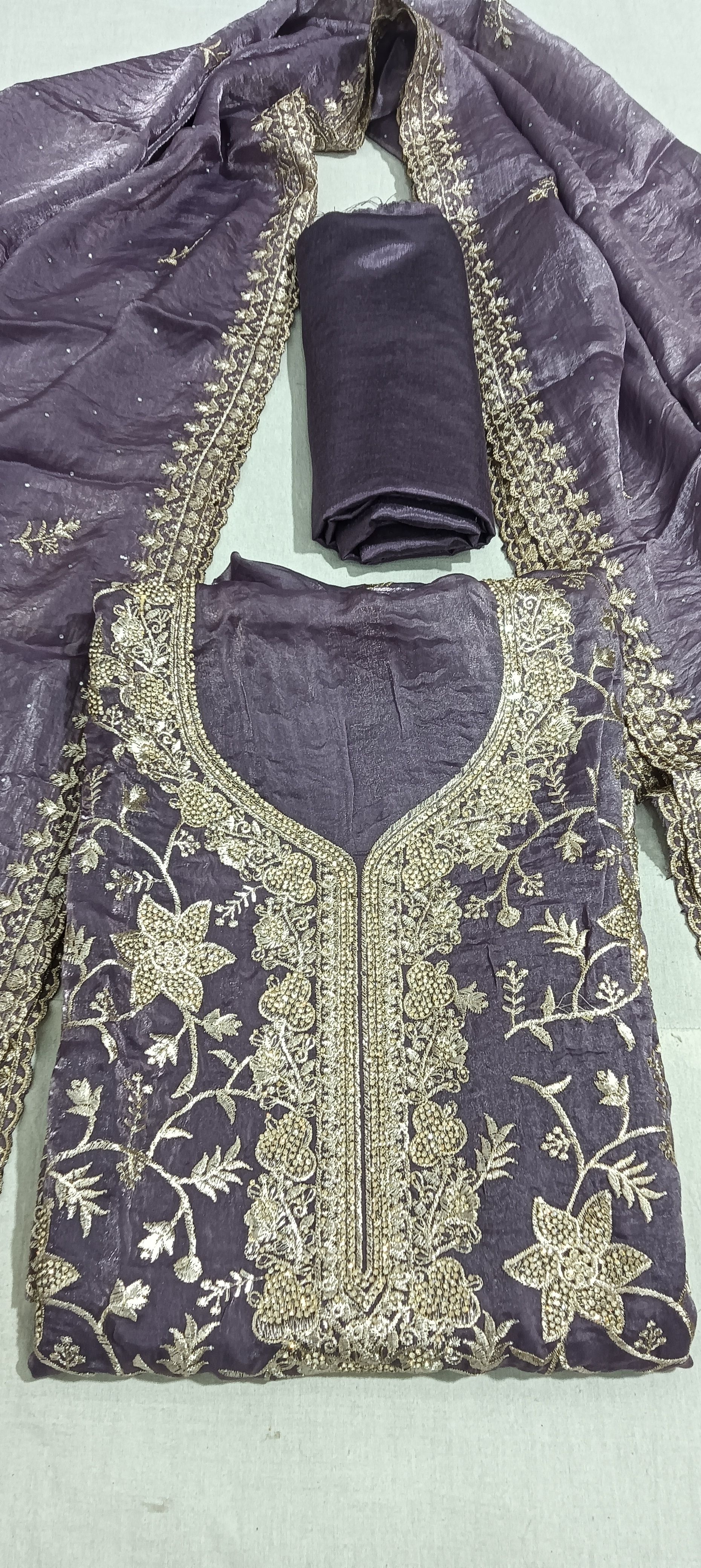 sundari Women Pakistani suit Embroidered Suit-picture-34