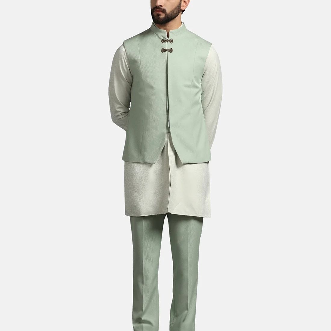 blackberrys Men Casual Wear Self Design Suit-picture-19