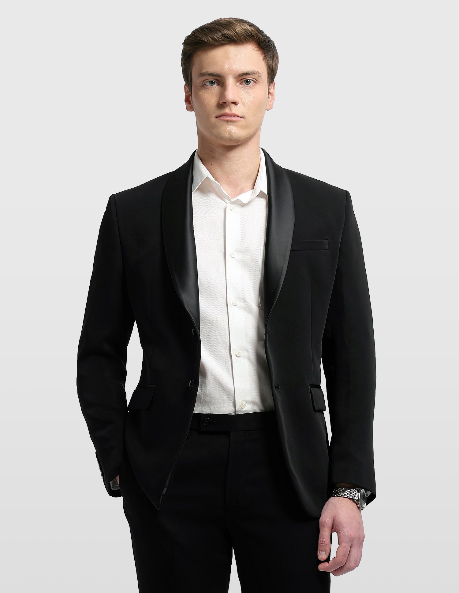 Men Suit Solid Suit-image-12