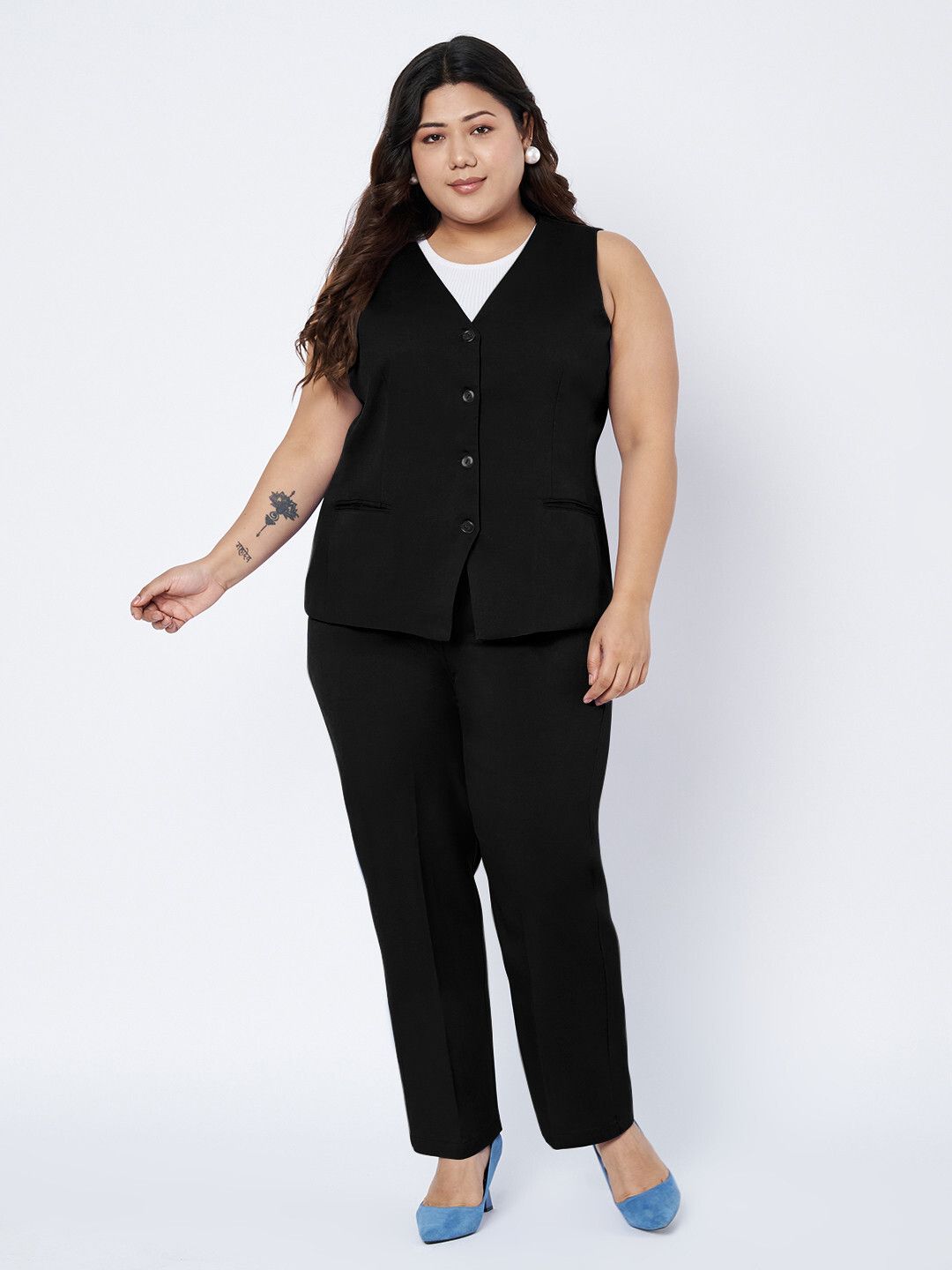 brinns Women Formal Suit Solid Suit-picture-14