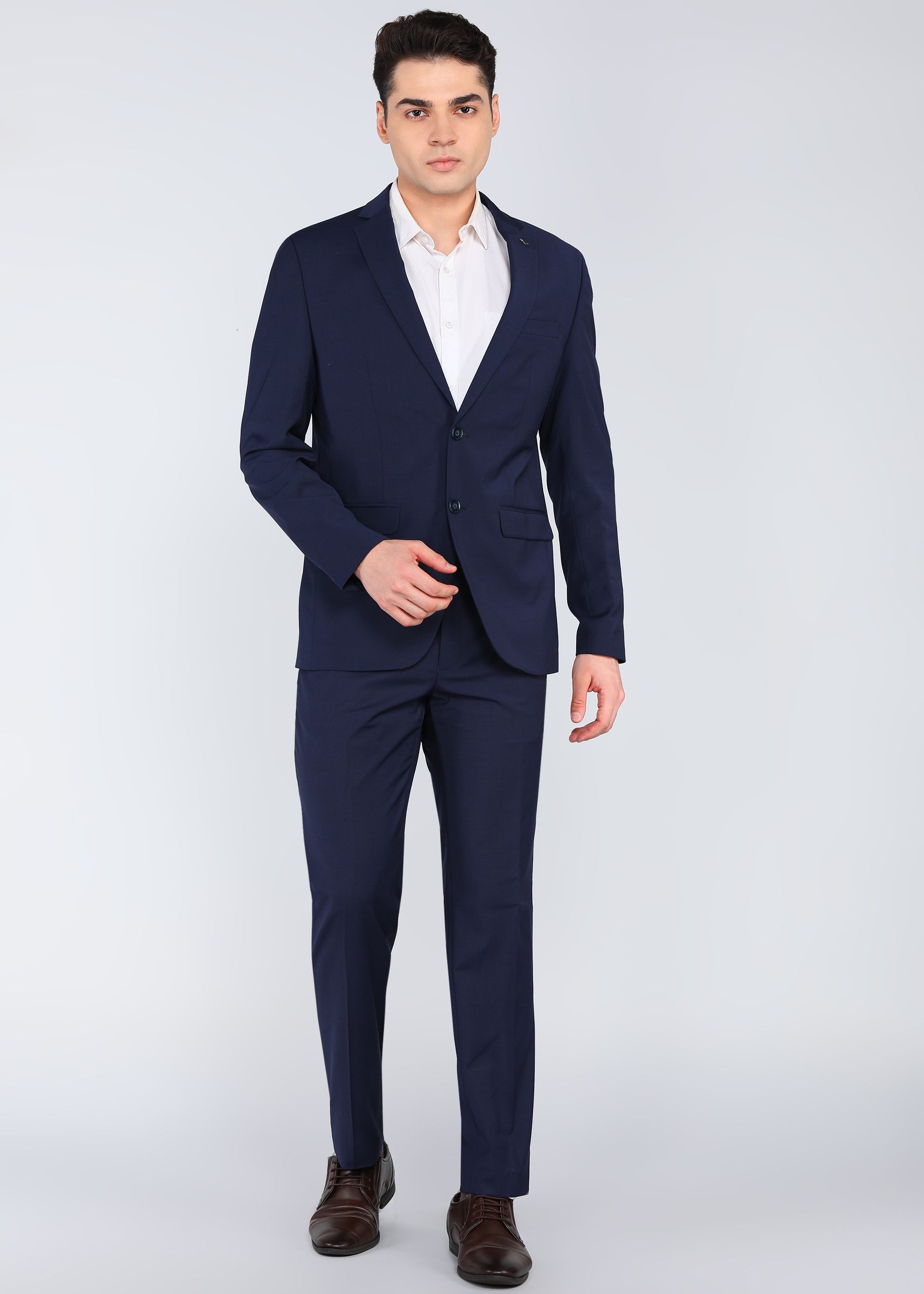 park avenue Men SB2 BTN NTCH SLM,H/L-LIGHT WT 2PC SUIT Solid Suit-picture-20