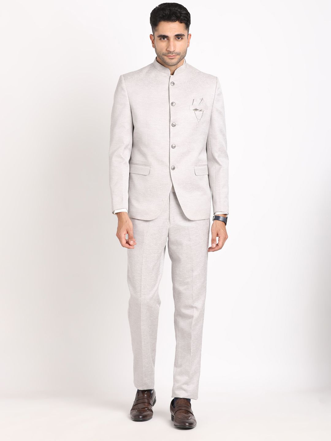 turtle Men 2 Piece Suit Self Design Suit-picture-35