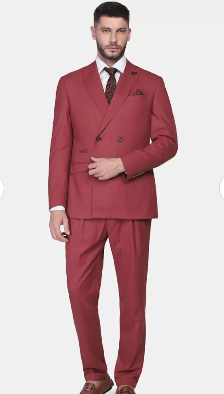 Men Suit Solid Suit-image-39