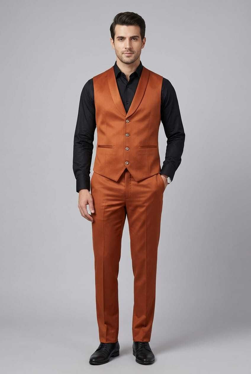asthetic Men Men Solid Suit-picture-34