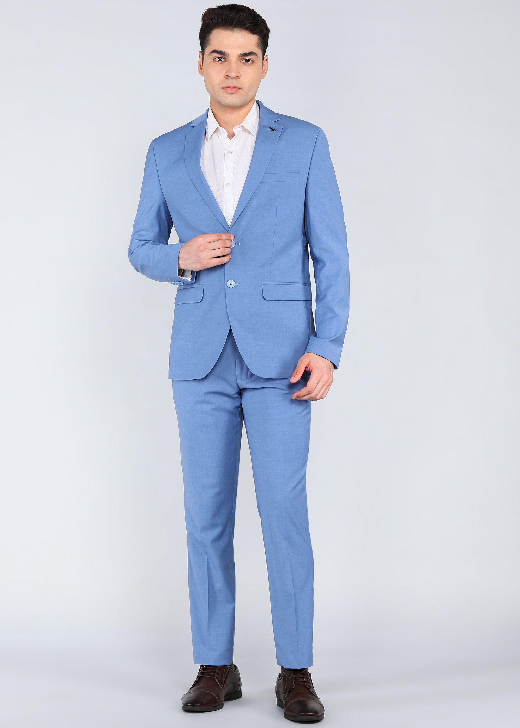 park avenue Men SB2 BTN NTCH SLM,H/L-LIGHT WT 2PC SUIT Solid Suit-picture-21
