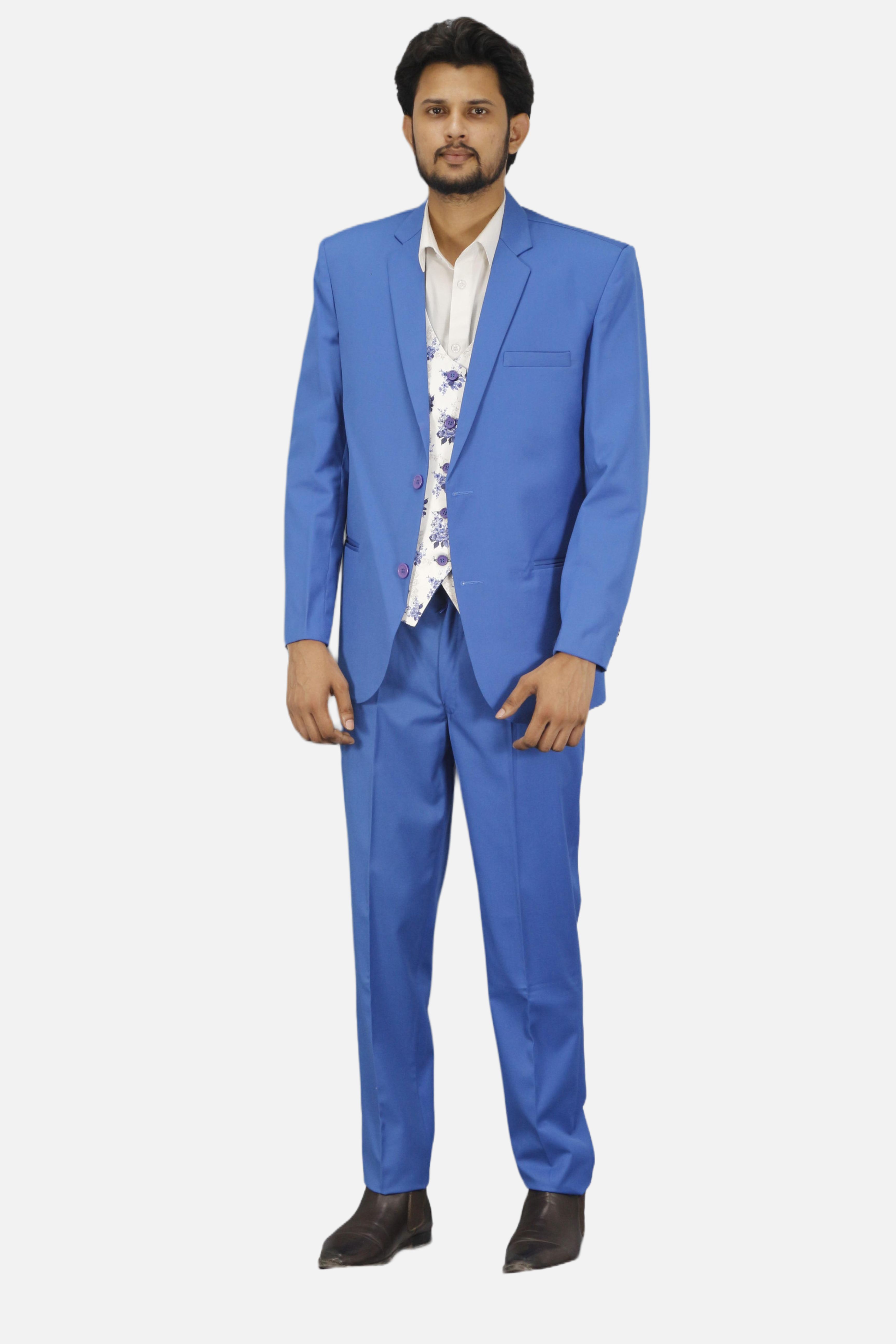gargian master cut Men Single Breasted Self Design Suit-picture-21
