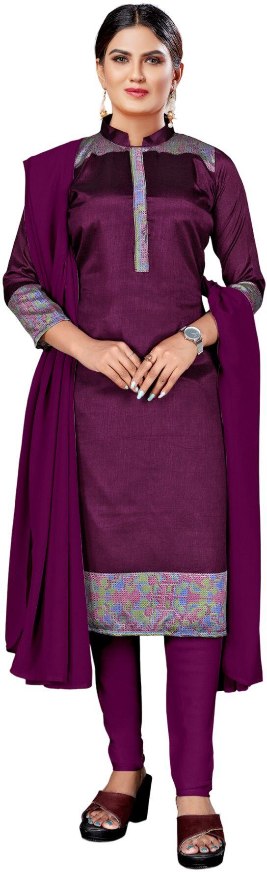 Women Art Silk Printed Suit