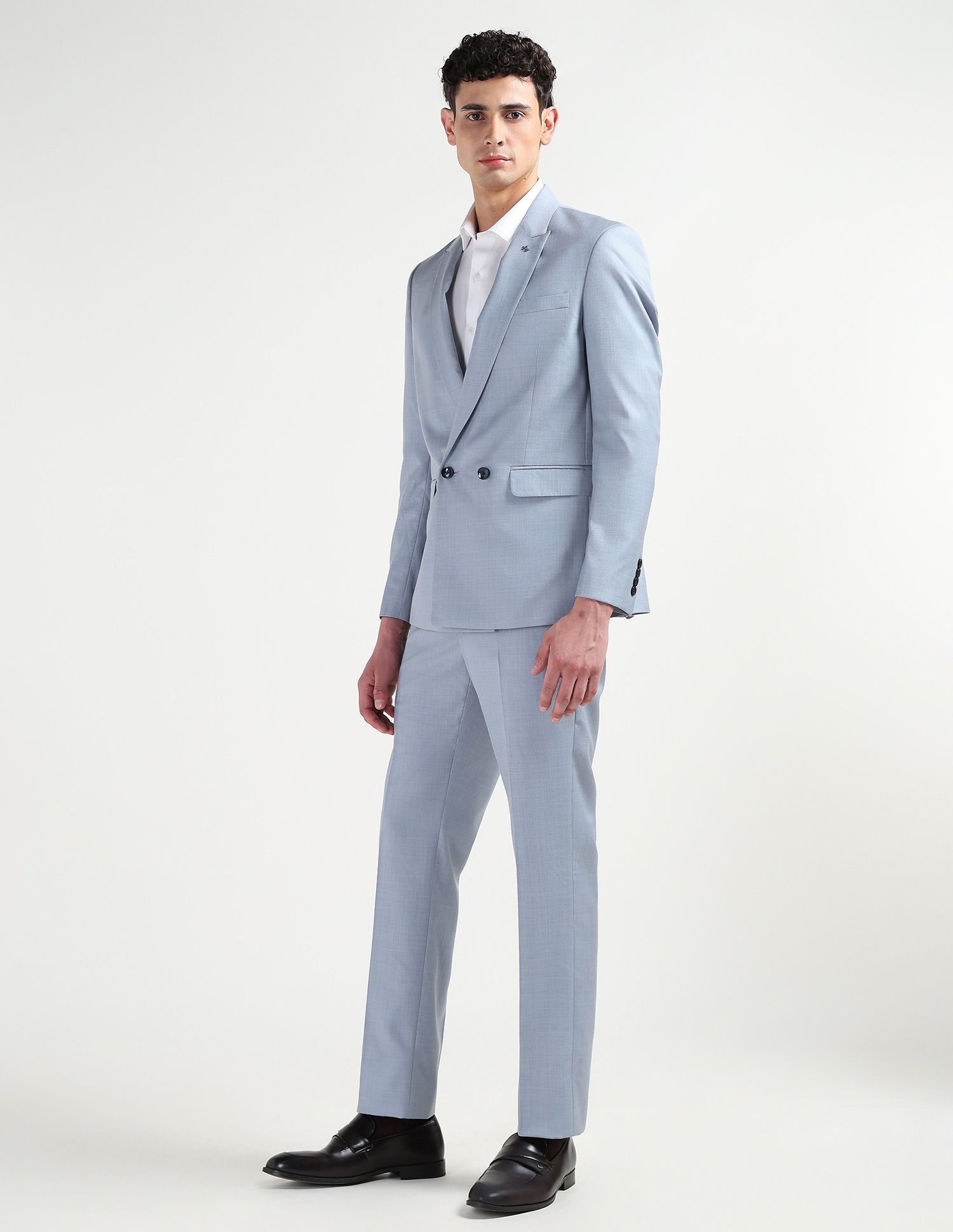 arrow Men 2-piece Self Design Suit-picture-34