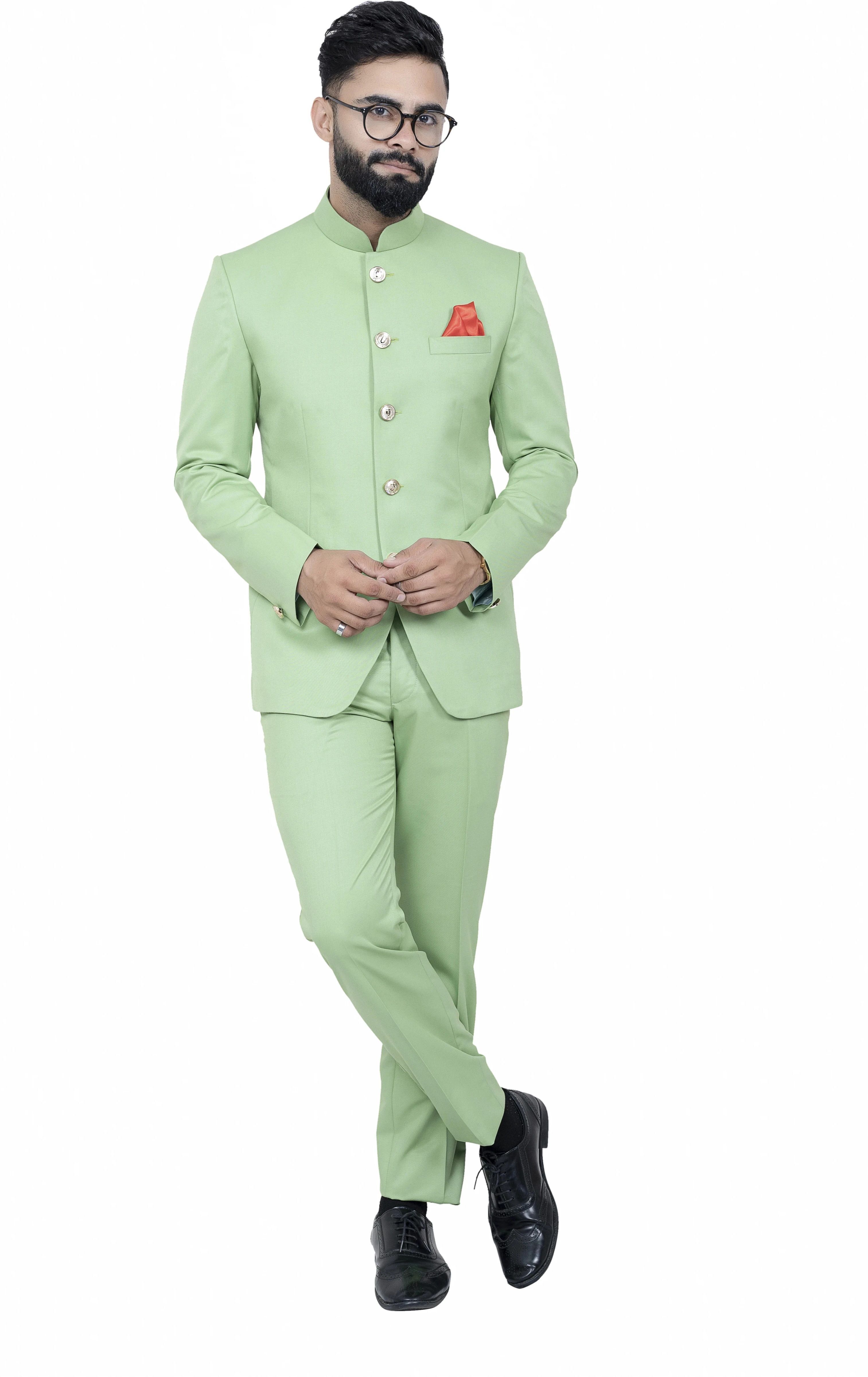 aljaami Men jodhpuri bandhgala Solid Suit-picture-26