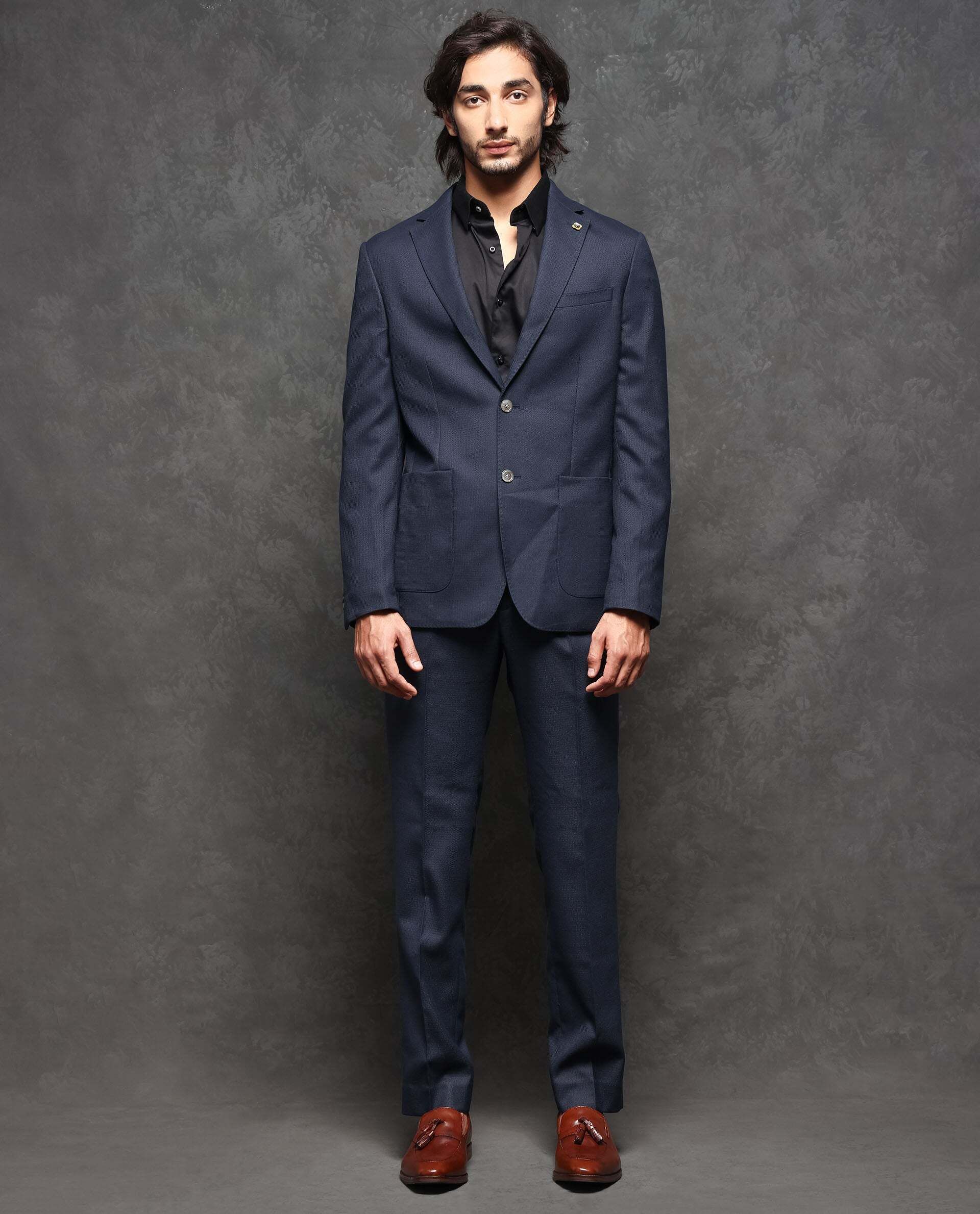 rare rabbit Men Suits Solid Suit-picture-37