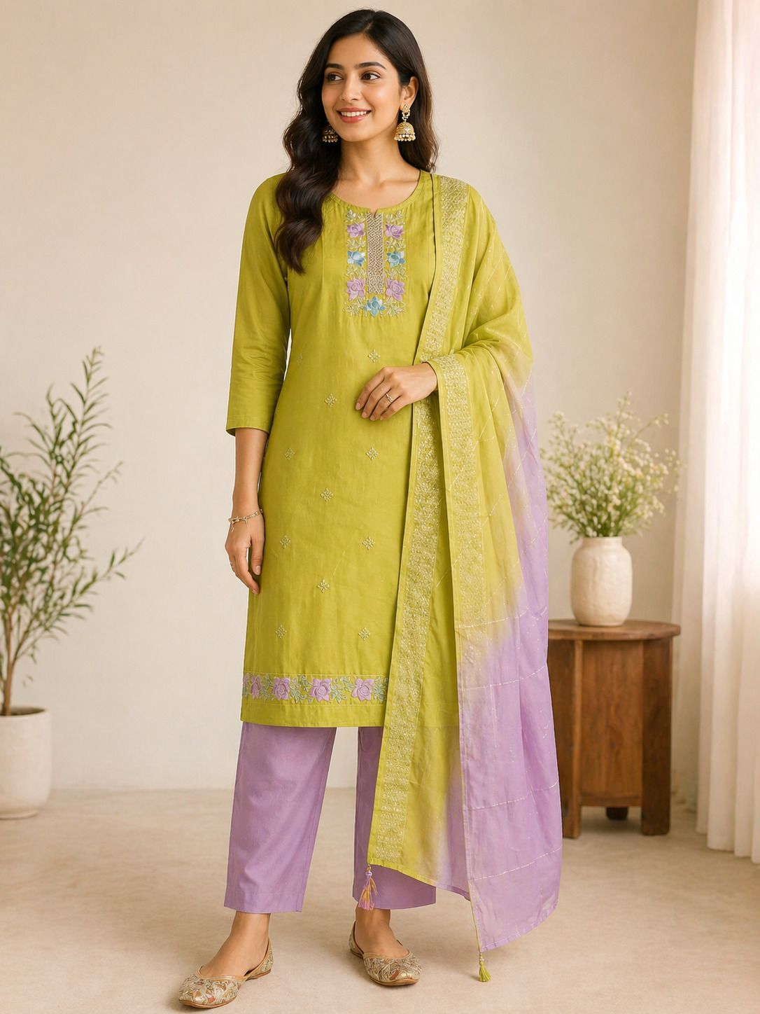sundari Women Pakistani suit Embroidered Suit-picture-41